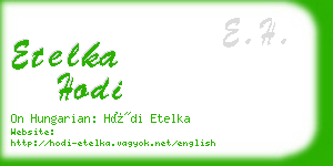 etelka hodi business card
